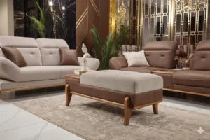 مونتارا انتريه مودرن بخامات جلد وقماش