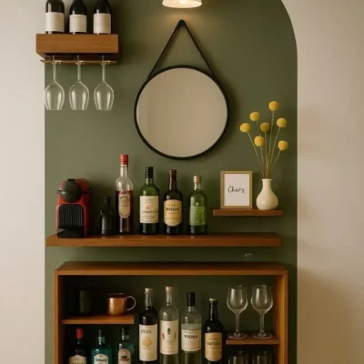 أورلينا ركن قهوة جداري عصري