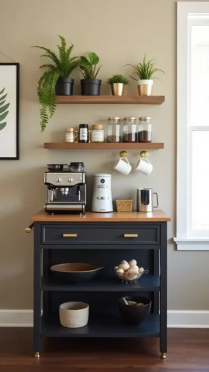 أورمالو ركن قهوة خشبي عَصري