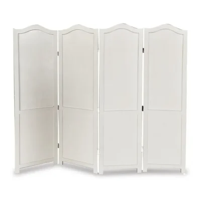 أليفـا برافان ديكوري خشبي بلون أبيض