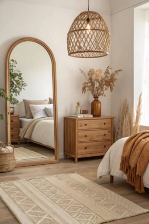 أديـــلا مرايا أرضية خشبية