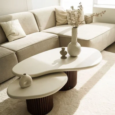 أورجانيكا طقم طاولات قهوة بتصميم حر